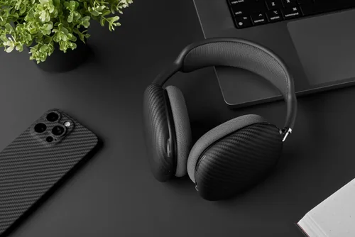 Miniatura 2 de Latercase Funda ultrafina de fibra de aramida de 0.024 in para AirPods Max y AirPods Max 2, carcasa dura ligera de 0.28 oz, ajuste de precisión
