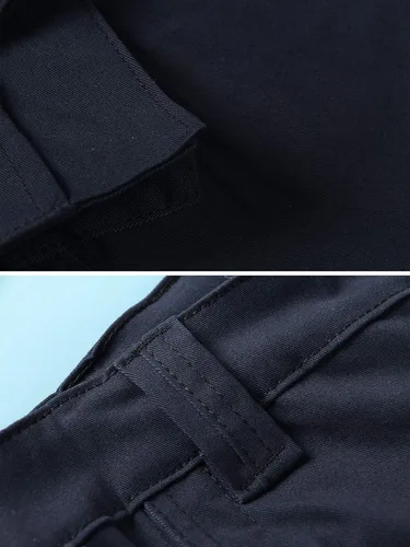 Miniatura 6 de Mesinsefra Pantalones cargo de algodón para mujer, estilo militar, tácticos, de combate, con 8 bolsillos