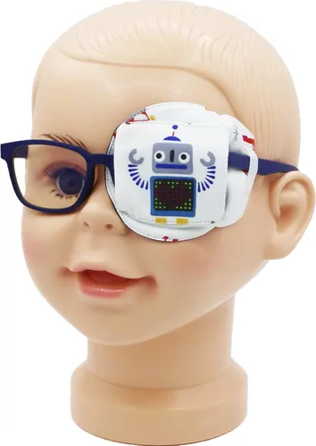 Miniatura 11 de Astropic Parche para ojos de algodón y seda 3D para niños, parche de ojos para niñas para gafas Parche médico para niños con ojo perezoso