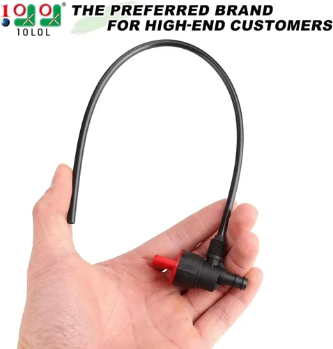 Miniatura 2 de 10L0L Tubo de recogida de sifón de combustible para Club Car DS 1992-up, precedente 2005-2008 carrito de golf de gas, con válvula de cierre