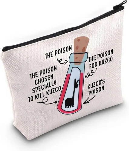 Miniatura 2 de ZJXHPO Bolsa de maquillaje Emperors The Poison Chosen, especialmente para matar maquillaje, bolsa con cremallera para su funda de viaje de llama