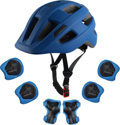 Miniatura 13 de Casco de bicicleta para niños de 1 a 8 años, cascos ajustables para niños y niñas, casco ligero para niños, ciclismo, scooter, deportivo, 18.9-21.3