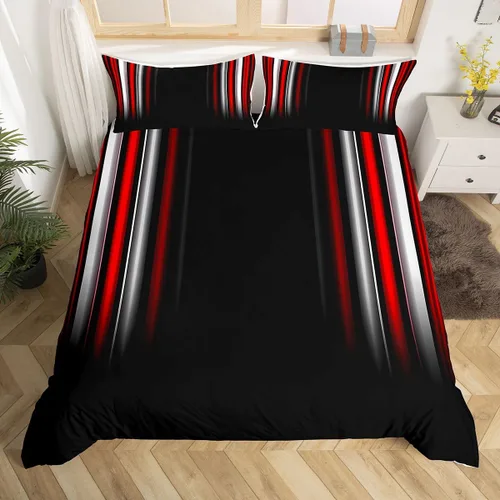 Miniatura 22 de Juego de ropa de cama con estampado de piel de vaca para niños, juego de funda de edredón con patrón de piel de vaca, juego de funda de edredón