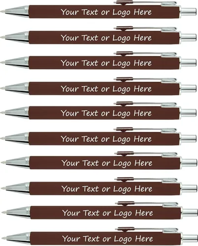 SyPen Personalizado con tu logotipo personalizado o bolígrafo de texto, paquete de 100 bolígrafos de metal para marketing, fiestas y eventos, de