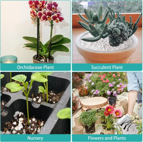 Miniatura 6 de Legigo 2 Cuartos de Perlita Hortícola Orgánica para Plantas de Interior - Aditivo Acondicionador Natural de Suelo Hortícola Mezcla para Mejorar