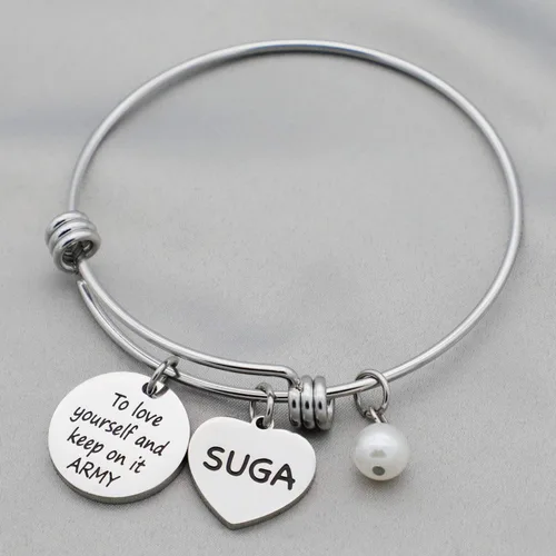 Miniatura 3 de G-Ahora Kpop Army Bracelet Kpop Bangtan Boys Jewelry JIMIN JK JIN RM SUGA JHOPE V Bracelet Best Gift for The Army