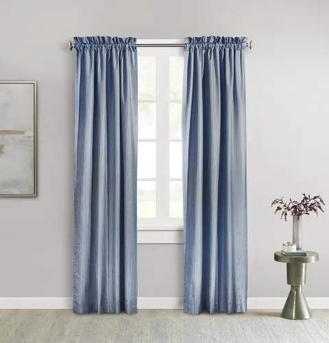 Miniatura 9 de Loft Living Par de paneles de cortina para ventana de doble poste de 40 x 54 pulgadas, color burdeos