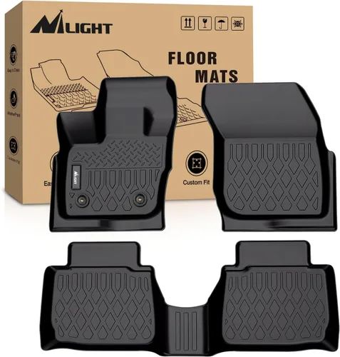 Miniatura 23 de Nilight Alfombrillas TPE para Ford F250 F350 F450 Super Duty Crew Cab 1999 2000 2001 2002 2003 2004 2005 2006 2007 ajuste personalizado para todo