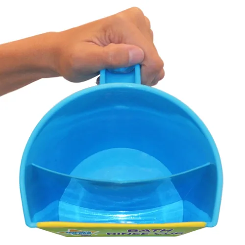 Miniatura 3 de Mighty Clean Baby Taza de enjuague de champú Cubo de enjuague de baño para bebés para lavar el cabello y lavar el champú protegiendo los ojos