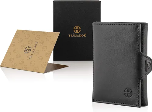 Miniatura 7 de TRUSADOR Verona - Cartera unisex de piel con bolsillo frontal