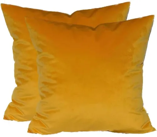 Miniatura 125 de TangDepot - Funda de almohada lisa de terciopelo, funda de cojín supersuave de lujo, muchas opciones de colores y tamaños