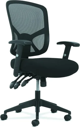 Miniatura 7 de HON Sadie - Silla de oficina grande y alta, silla de escritorio ergonómica con respaldo de malla, soporte lumbar, 350 libras máximo, color negro