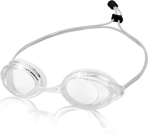Miniatura 12 de Gafas de natación para adultos, hombres, mujeres y jóvenes, con correa elástica, gafas de natación sin tirones de pelo espejo/lentes transparentes
