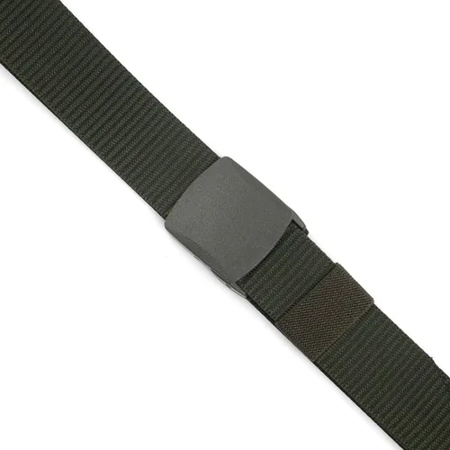Miniatura 4 de Cinturón táctico de nailon para hombres, ajustable, casual, resistente al aire libre, con hebilla de plástico duradera