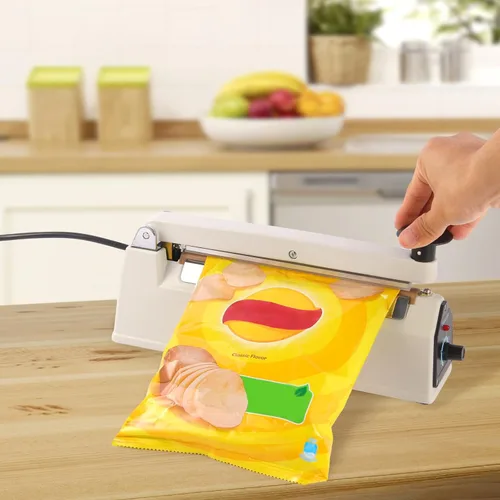 Miniatura 7 de Máquina selladora térmica de bolsas de impulso comercial de 8 pulgadas Compact portable heavy duty manual heat sealer with 3mm strip. Solid