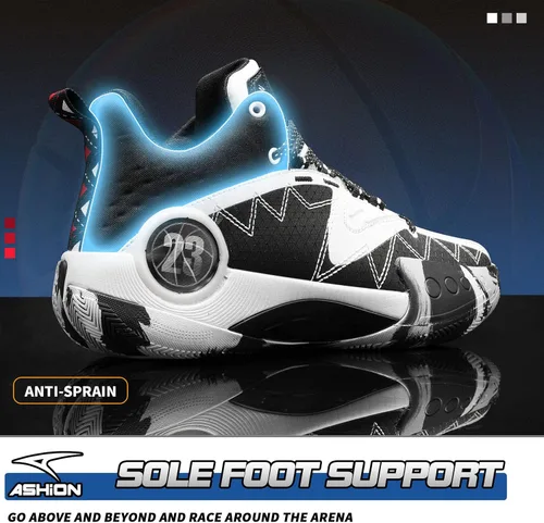 Miniatura 3 de ASHION Zapatos de baloncesto antideslizantes para niños
