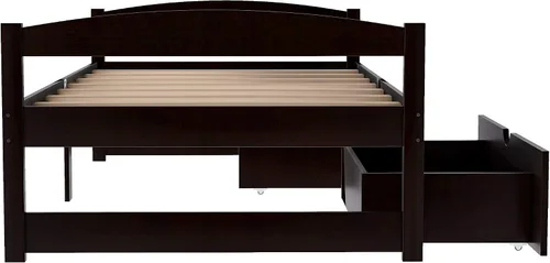 Miniatura 7 de Harper & Bright Designs Sofá cama de madera tamaño individual con 2 cajones de almacenamiento, sofá cama de doble uso para sala de estar, habitación