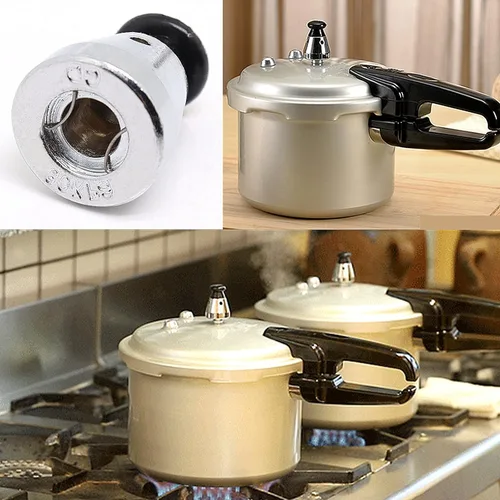 Miniatura 5 de Válvula universal de olla a presión, válvula de jigger de alivio de cocina, accesorios de olla a presión, piezas de repuesto 80KPA con cubierta