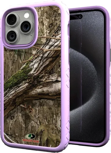Miniatura 135 de cellhelmet Mossy Oak Agua Yellowfin Funda de doble capa en gris diseñada para iPhone 13 Mini a prueba de golpes y caídas, duradera, como se ve