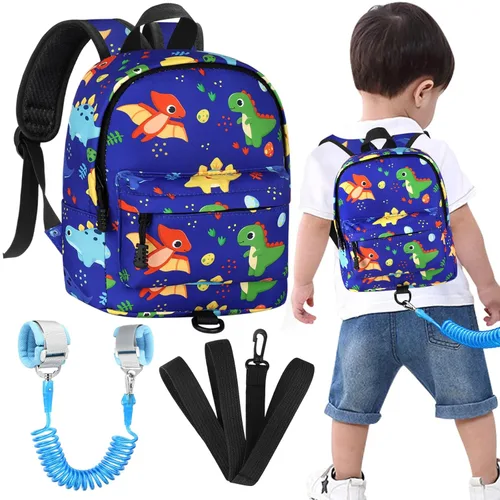 Miniatura 9 de Accmor - Mochila para niños pequeños con correa de muñeca anti-pérdida, lindo arnés para caminar para niños pequeños, mantiene a los niños cerca
