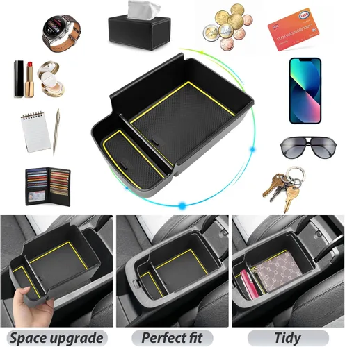 Miniatura 2 de SKTU para 2024 2025 2026 Organizador de Consola Central Chevrolet Trax 2024 2025 2026 Inserto Chevy Trax de Materiales ABS Bandeja Caja de Apoyo