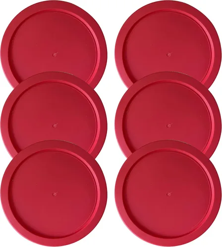 Miniatura 8 de Tapas de repuesto para recipientes de vidrio Pyrex para almacenamiento de alimentos de 4 tazas, tapas redondas de plástico de 6 pulgadas que se Azul