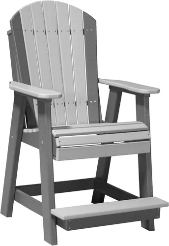 Miniatura 12 de LuxCraft Silla Balcón - Altura del mostrador - Aruba sobre Negro