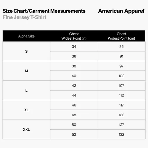 Miniatura 5 de American Apparel Camiseta de punto fino, estilo G2001, paquete de 2