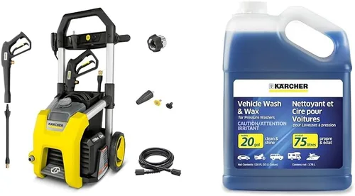 Kärcher - K1700 - Max 2125 PSI - Lavadora a presión eléctrica TruPressure & Kärcher - Lavadora a presión concentrado de jabón para lavado de autos y