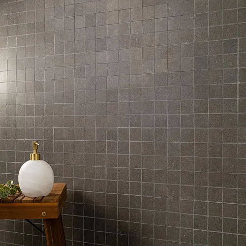 Miniatura 4 de MSI Gris - Azulejo de mosaico de pared de porcelana mate de 12 x 12 pulgadas para salpicadero de cocina, baño, azulejos de pared decorativos