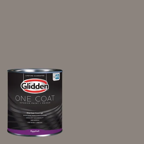 Miniatura 34 de Glidden Pintura Interior + Imprimación: Gris/Plata Antigua, Una Capa, Satinado, 1 Galón