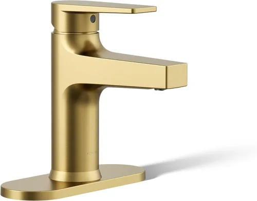 Miniatura 17 de Kohler 74021-4-CP Taut - Grifo de lavabo de baño con mango único, 1.2 gpm, cromo pulido