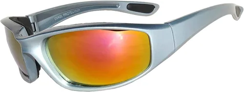 Miniatura 11 de OWL Gafas de espuma acolchadas para motocicleta, lente transparente con espejo ahumado
