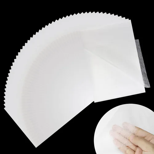 Miniatura 9 de Stitch Witchery - 20 hojas, 8 x 12 pulgadas, cinta fusible para aplicaciones de tela, interfaz fusible de peso medio, tela de unión fusible