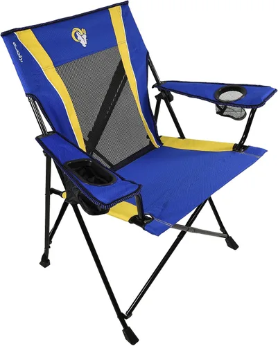 Kijaro Silla plegable para ventilador deportivo, 26 pulgadas de largo x 35.5 pulgadas de ancho x 37 pulgadas de alto, Los Angeles Rams