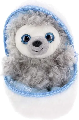 Miniatura 9 de Snowball - Huevo sorpresa con cremallera – 6 pulgadas – Lindo y suave surtido de juguetes de peluche para amigos, familia de todas las edades – Erizo