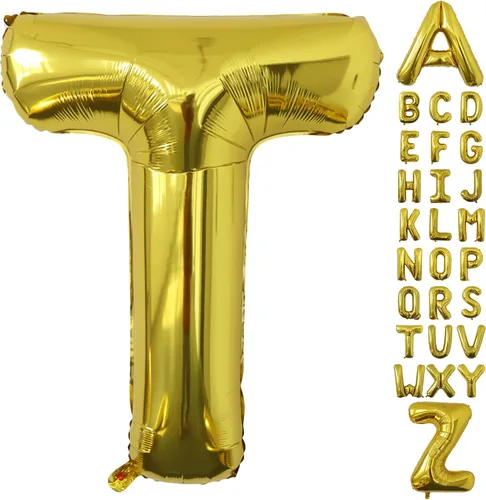 Miniatura 128 de SINBEE Globo dorado del número 10, papel de aluminio Mylar de 40 pulgadas, decoración de fiesta reutilizable para cumpleaños, aniversario, Oro