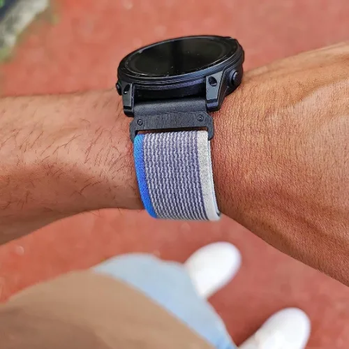 Miniatura 5 de Correas de reloj compatibles con Garmin Fenix 7 Pro 6 Pro 5 plus Instinct 1 2 Forerunner 965 955 945 36.820 in Velcro/Alpine Loop Correa de reloj