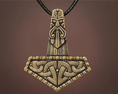 Miniatura 97 de Baldur Jewelry - Collar de martillo Thors Mjölnir - Colgante de martillo de Thor nórdico vikingo joyería vikingo - Collar Thor - Regalos Thor