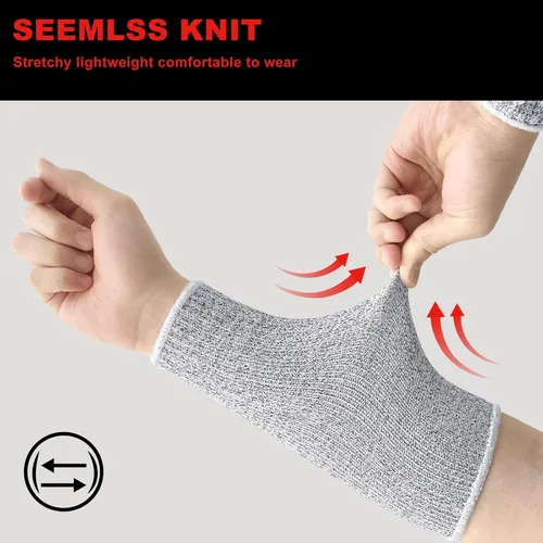 Miniatura 4 de Evridwear Protectores de brazo para piel fina y moretones, resistentes a los cortes, mangas de brazo protectoras para hombres y mujeres