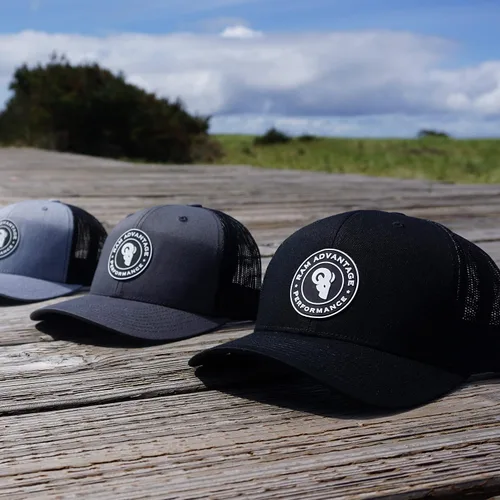 Miniatura 4 de RAM ADVANTAGE Gorra de camionero de rendimiento Gorra con parche de PVC de alta calidad, duradera, ajuste cómodo