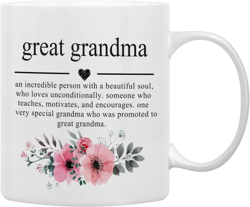 Miniatura 10 de QASHWEY Taza de café con texto en inglés «Only The Best Aunts Get Promoted to Great Aunt», divertidos regalos de anuncio de embarazo para tía, tías
