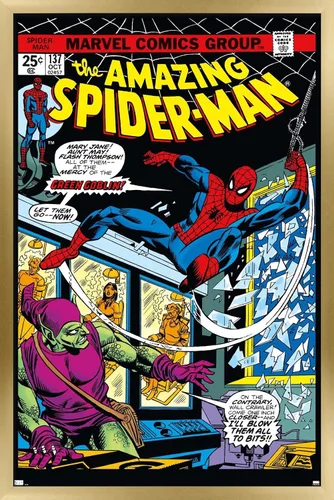 Miniatura 11 de Marvel Comics Spider-Man - Póster de pared Amazing Spider-Man #137, 22.4 pulgadas de largo x 14.7 pulgadas de ancho, versión premium sin marco