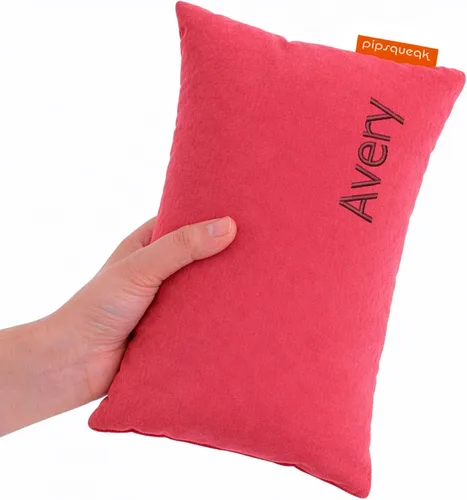 Miniatura 19 de Almohada de microfibra Pipsqueak - Pequeña, Mini, Pequeño - 27.9 x 17.8 cm - Perfecta para viajes, autos, aviones, camping, perros, niños pequeños