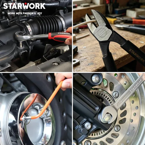 Miniatura 6 de STARWORK TRUE MECHANIC™ Juego de herramientas mecánicas de 314 piezas y juego de dados, juego métrico profesional