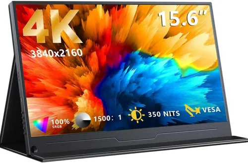 MAGICRAVEN Monitor portátil, extensor de pantalla USB-C y HDMI, segunda pantalla para consola con altavoces integrados, funciona con PS5, Xbox,