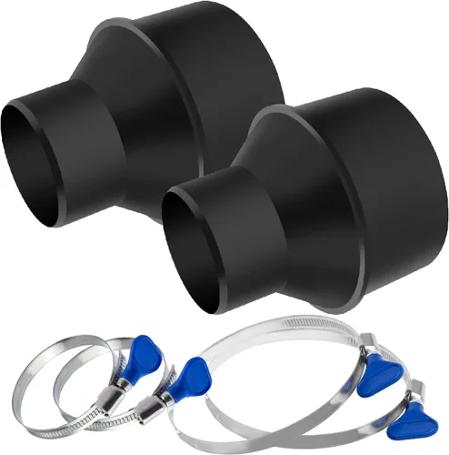 Miniatura 13 de POWERTEC 70136 cono reductor de 4" a 2-1/2". Reductor de cono de 4" a 2-1/2