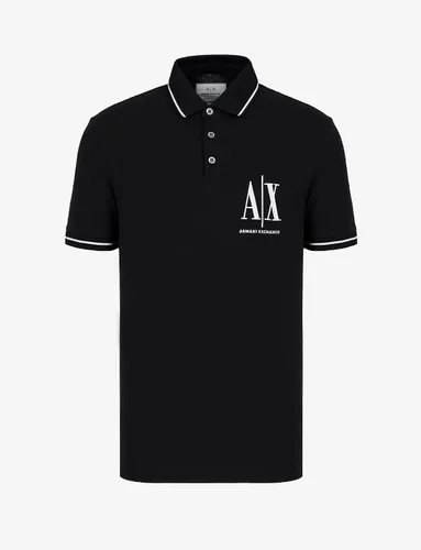 Miniatura 6 de Armani Exchange Polo con logotipo bordado para hombre
