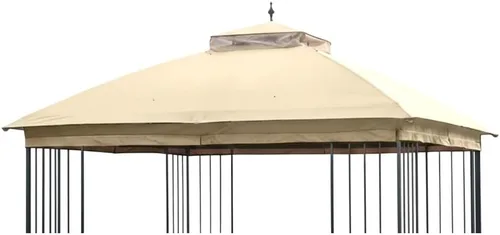 Miniatura 8 de Garden Winds Cubierta superior de repuesto RipLock 350 reforzada compatible con Garden Treasures Steel Finial de 10 x 10 pies, modelos de cenador