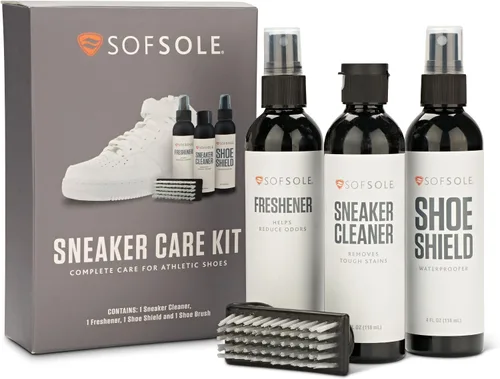 Miniatura 5 de Sof Sole Shoe Care Kit with Cleaner, Shoe Shield Waterproofer and Scrub Brush for Sneakers and Boots